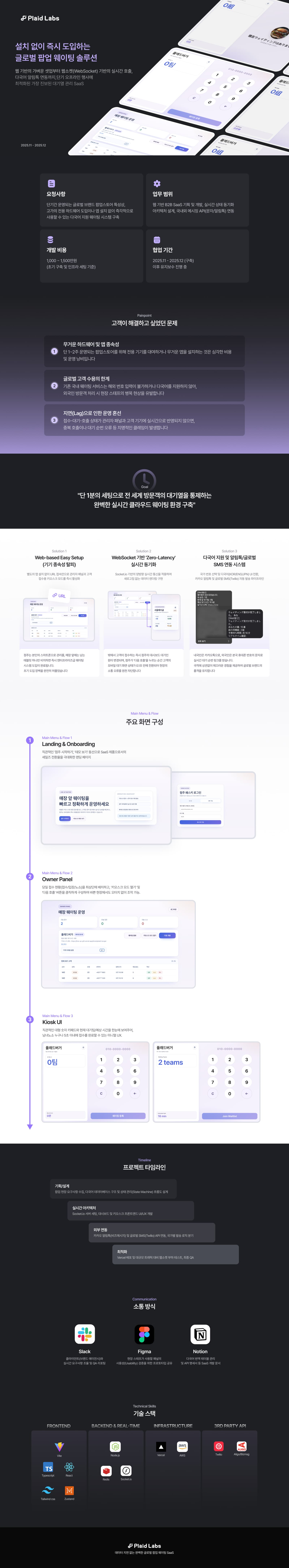 글로벌 팝업 웨이팅 솔루션 대표 이미지