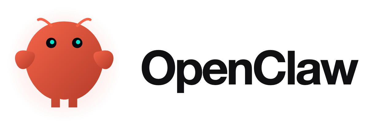 OpenClaw 공식 마스코트와 워드마크