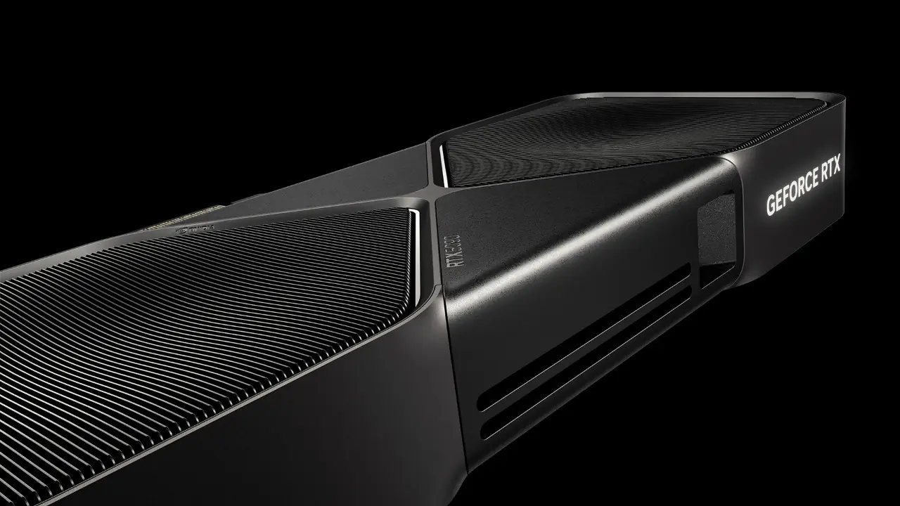 NVIDIA GeForce RTX 5090 그래픽카드의 공식 제품 사진